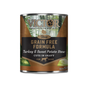 VICTOR Grain Free Formula Turkey and Sweet Potato Stew Cuts in Gravy for Dogs 13.2 oz. I024281