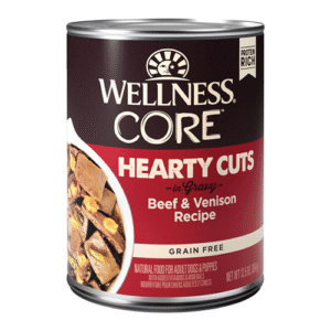 Wellness CORE Hearty Cuts Beef & Venison Dog Food 12.5oz Can I013713
