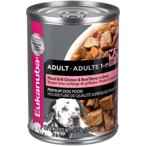 Eukanuba Adult Mixed Grill Chicken & Beef Dinner in Gravy Canned Dog Food 12.5 oz