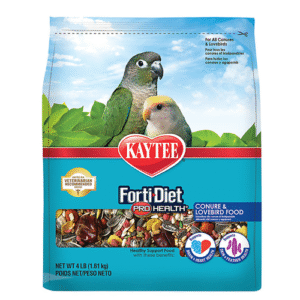 KAYTEE Forti Diet Pro Health Feather Conure/Lovebird Bird Food 4lbs I015311